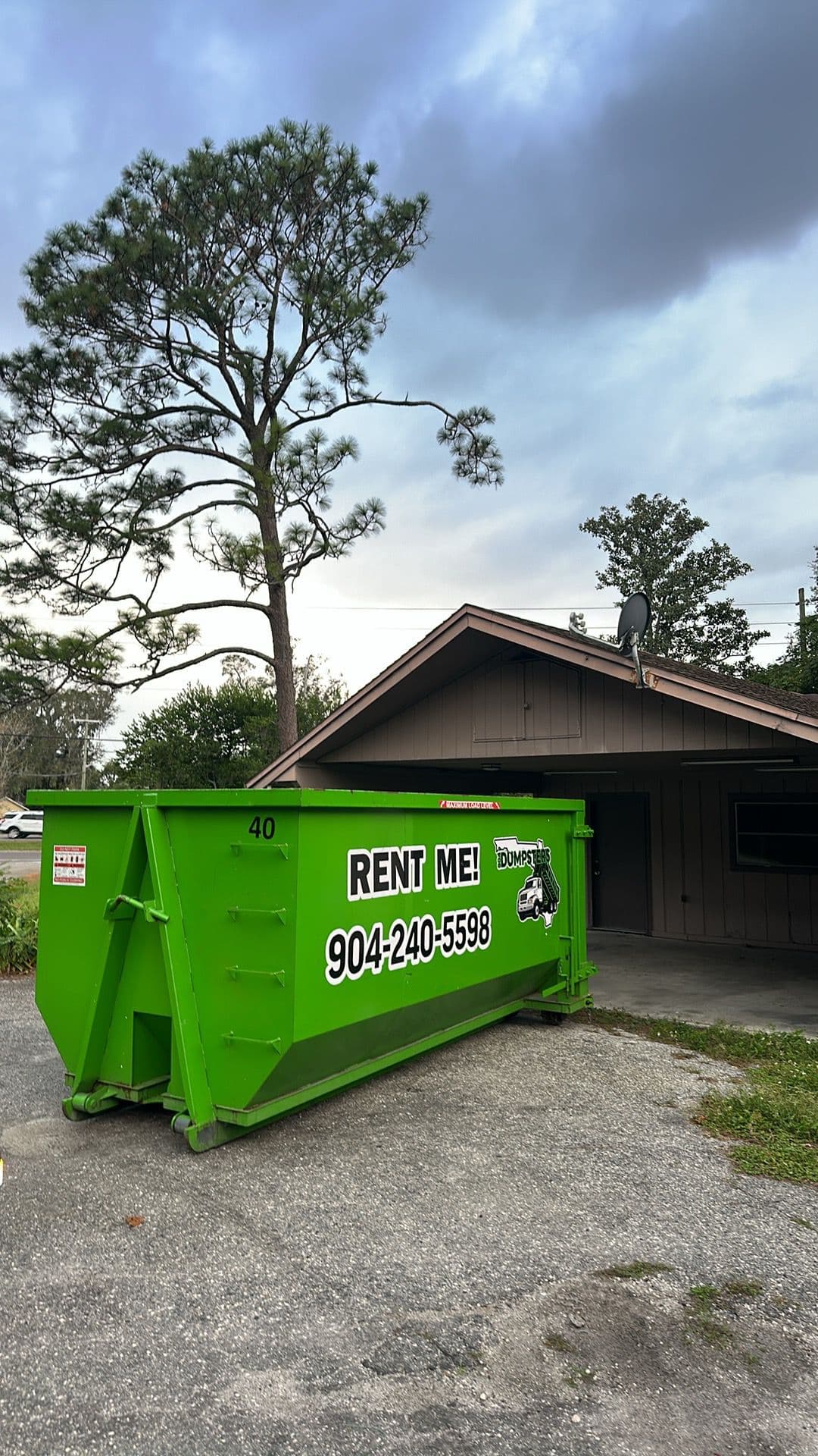 Dumpster Rental in St. Augustine, FL - 904 Dumpster