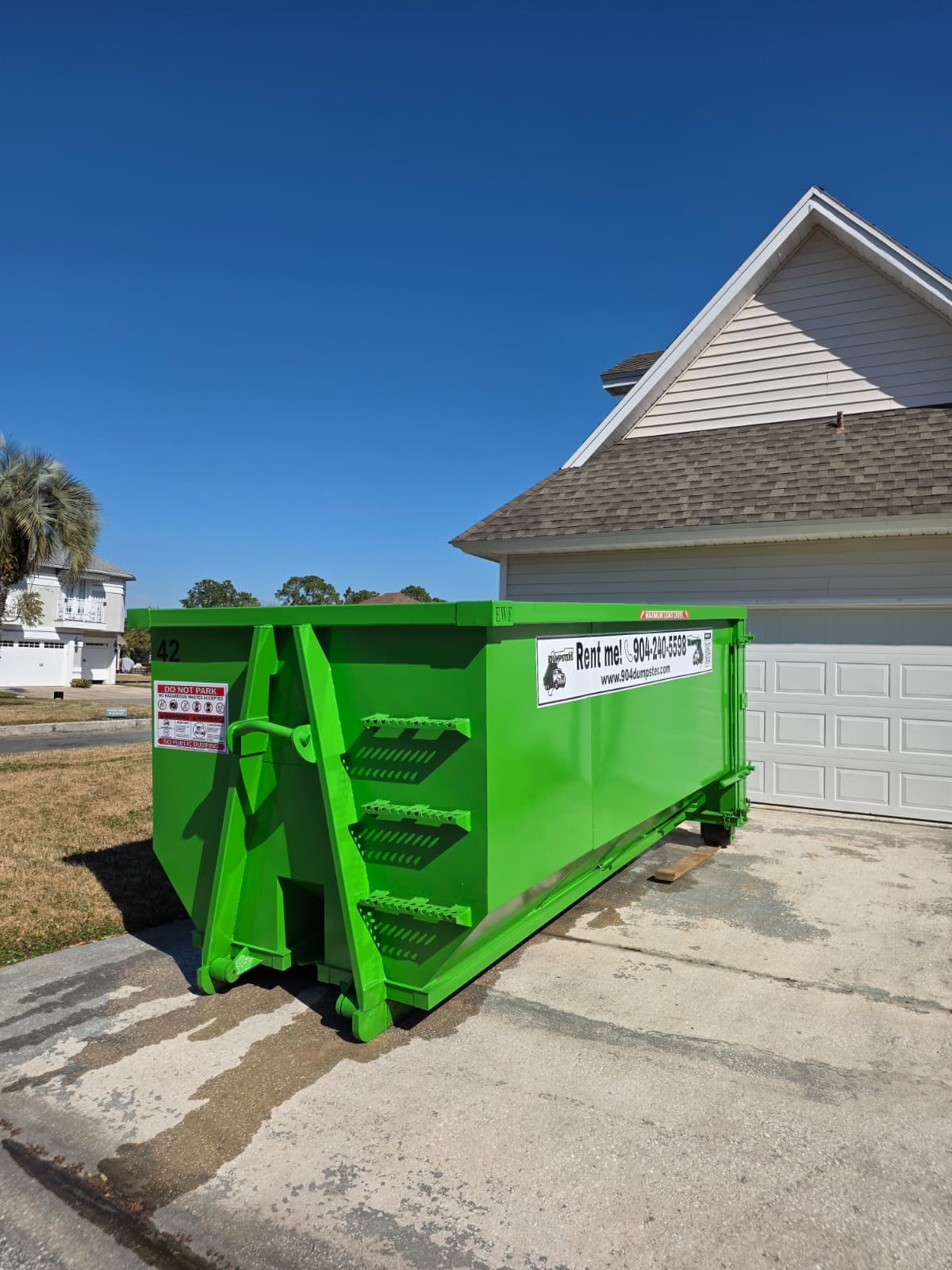 Will a 20 yard dumpster fit in my driveway? Will a 20 yard dumpster fit in my driveway?